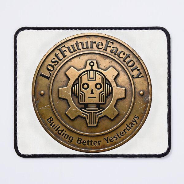 Item preview, LostFutureFactory Membership Emblem - Official Vintage Sci-Fi Logo designed and sold by LostFutureFactory.