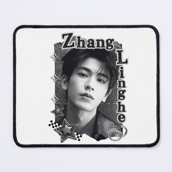 Item preview, Zhang Linghe (张凌赫) Chinese Actor Cdrama Chinese Entertainment Black and White Collage Digital Art Portrait designed and sold by AJUNICE STUDIO.