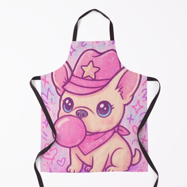 Item preview, French Bulldog Wearing cowboy Chewing Bubblegum designed and sold by SpacedOutRITZ.