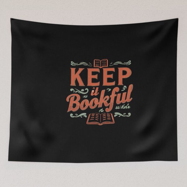 Item preview, Keep it bookful– Retro Book Lover design  designed and sold by Happyhoo1.