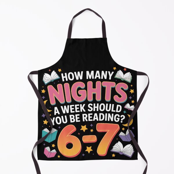 Item preview, How Many Nights a Week Should You be Reading? 6–7 designed and sold by BLZART.