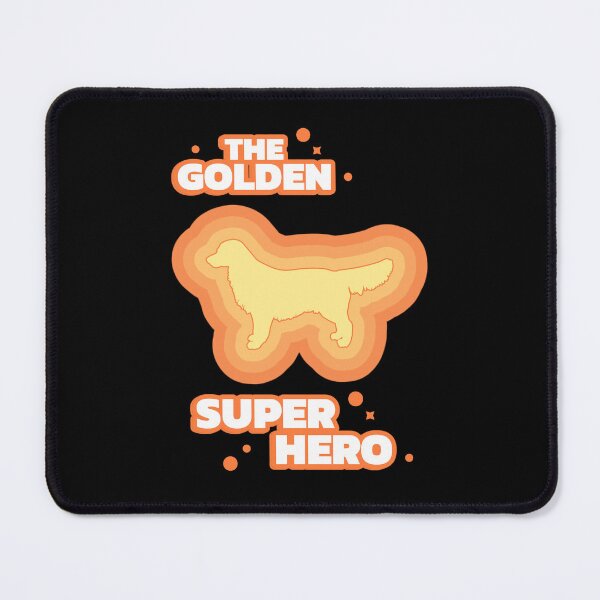 Item preview, Funny Dogs: The Golden Super Hero designed and sold by AlfredsTees.