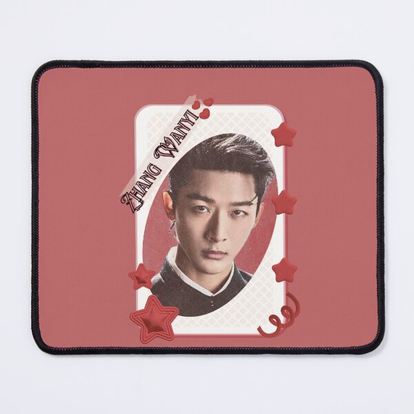 Item preview, Zhang Wanyi (张晚意) Chinese Actor Cdrama Chinese Entertainment Card Red Aesthetic Collage Design designed and sold by AJUNICE STUDIO.
