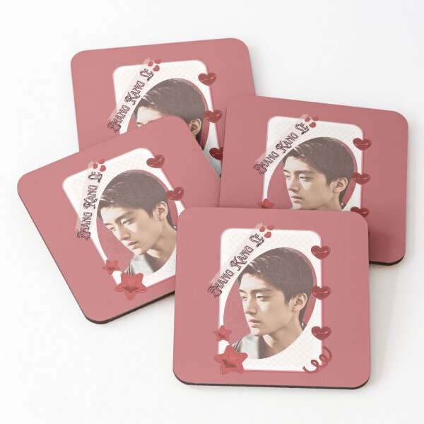Item preview, Zhang Kang Le (张康乐) Chinese Actor Cdrama Chinese Entertainment Card Red Aesthetic Collage Design designed and sold by AJUNICE STUDIO.