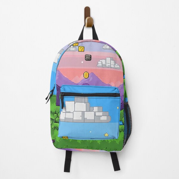 Item preview,  8-Bit Pixel Landscape Retro Gaming Background Nostalgic Scenery Design designed and sold by GiftsForge.