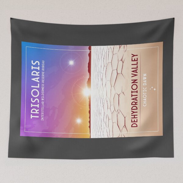 Item preview, Trisolaris. Dehydration Valley (Interstellar Wilderness Reserve Bureau Series) designed and sold by BGALAXY.