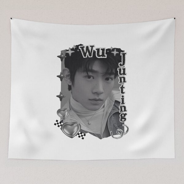 Item preview, Wu Junting (吴俊霆) Chinese Actor Cdrama Chinese Entertainment Black and White Collage Digital Art Portrait designed and sold by AJUNICE STUDIO.