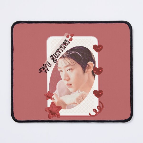 Item preview, Wu Junting (吴俊霆) Chinese Actor Cdrama Chinese Entertainment Card Red Aesthetic Collage Design designed and sold by AJUNICE STUDIO.