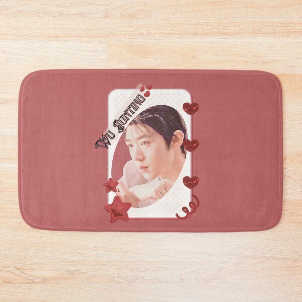 Item preview, Wu Junting (吴俊霆) Chinese Actor Cdrama Chinese Entertainment Card Red Aesthetic Collage Design designed and sold by AJUNICE STUDIO.