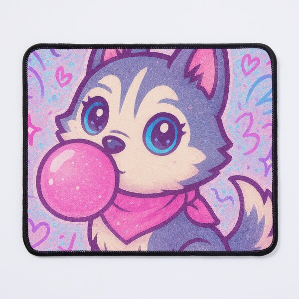 Item preview, Husky Wearing cowboy Chewing Bubblegum designed and sold by SpacedOutRITZ.