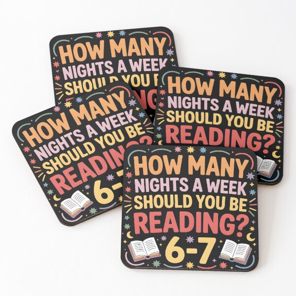 Item preview, How Many Nights a Week Should You be Reading? 6–7 designed and sold by BLZART.
