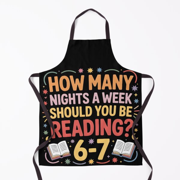 Item preview, How Many Nights a Week Should You be Reading? 6–7 designed and sold by BLZART.