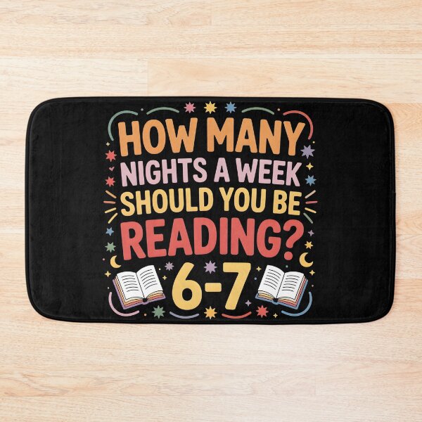 Item preview, How Many Nights a Week Should You be Reading? 6–7 designed and sold by BLZART.