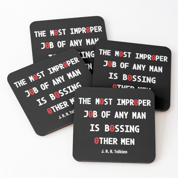 Item preview, The most improper job is bossing other men designed and sold by PariSeine.