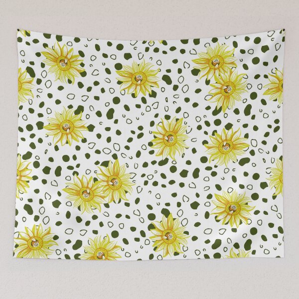 Item preview, Sunflowers on Terrazzo Background Pattern designed and sold by Farissa Designs.