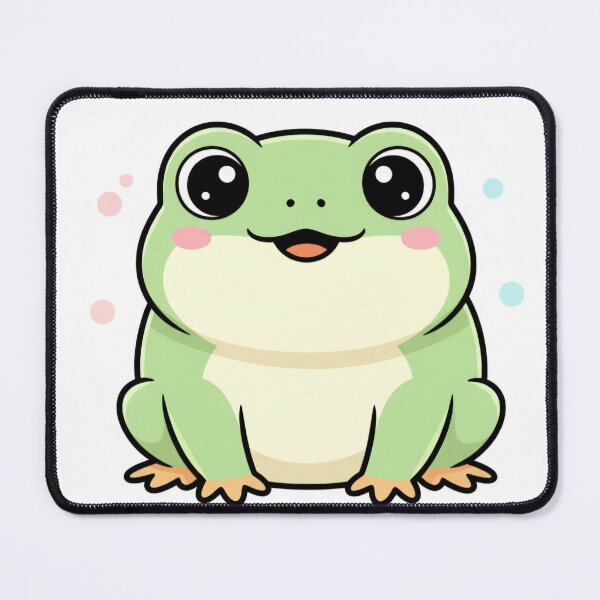 Item preview, Happy Frog Mascot – Cute Frog Cartoon designed and sold by Chicbyvalde973.