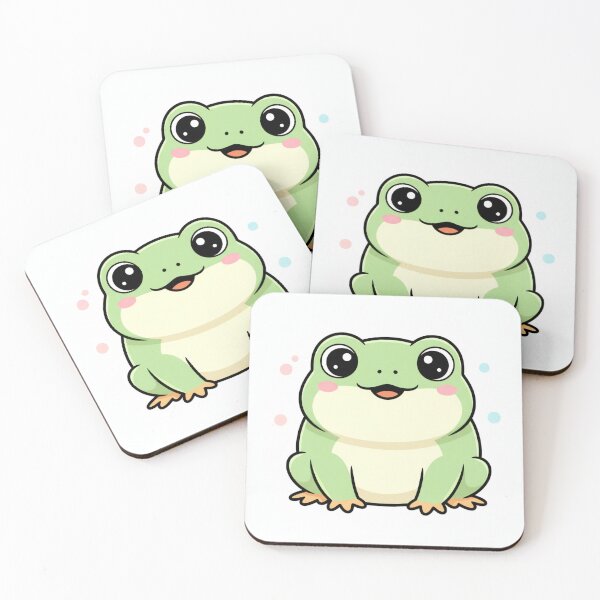Item preview, Happy Frog Mascot – Cute Frog Cartoon designed and sold by Chicbyvalde973.