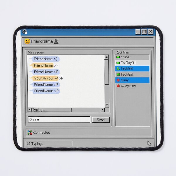 Item preview, Retro Chat Window Instant Messenger 90s Online Communication Design designed and sold by GiftsForge.
