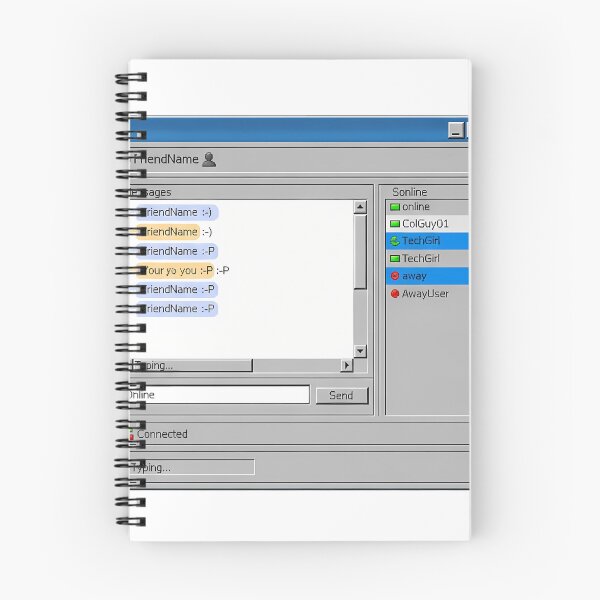 Item preview, Retro Chat Window Instant Messenger 90s Online Communication Design designed and sold by GiftsForge.