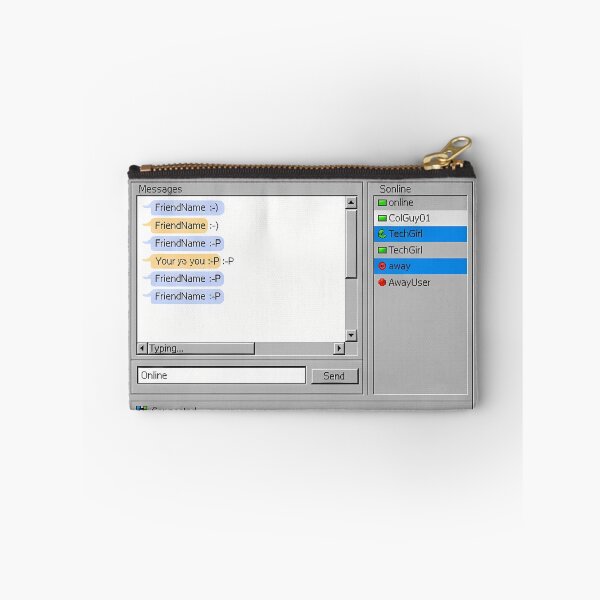 Item preview, Retro Chat Window Instant Messenger 90s Online Communication Design designed and sold by GiftsForge.