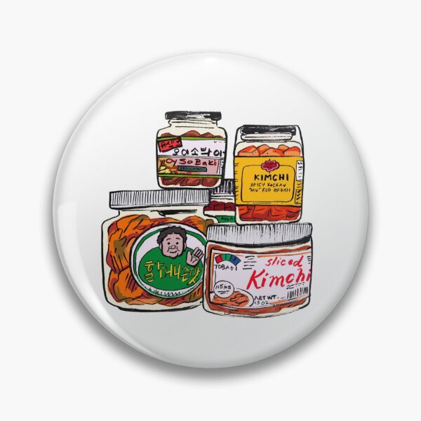 Item preview, Korean Kimchi Jars Spicy Fermented Food designed and sold by Oniyasha.