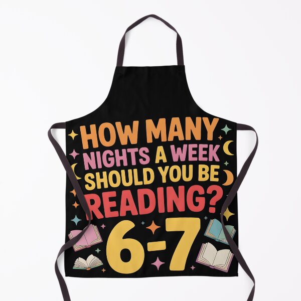 Item preview, How Many Nights a Week Should You be Reading? 6–7 designed and sold by BLZART.