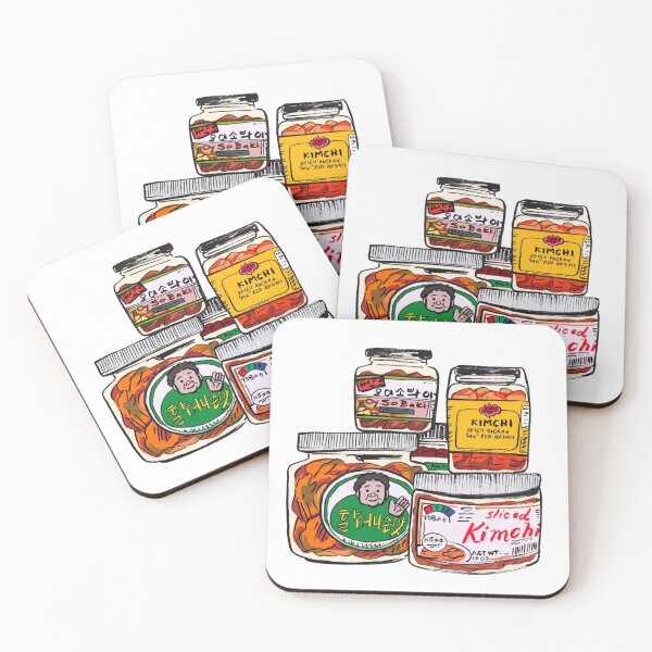 Item preview, Korean Kimchi Jars Spicy Fermented Food designed and sold by Oniyasha.