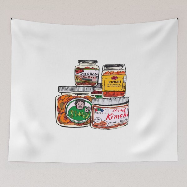 Item preview, Korean Kimchi Jars Spicy Fermented Food designed and sold by Oniyasha.