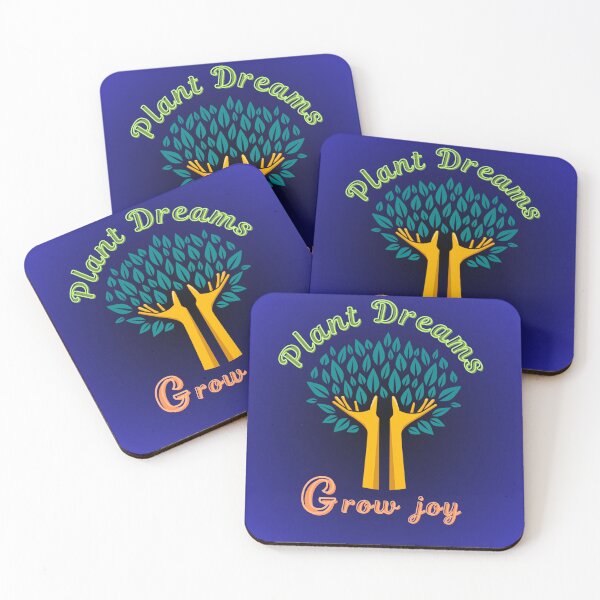 Item preview, Plant Dreams, Grow Joy – Motivational Nature Quote • Zero-Waste, Circular Economy & Eco-Innovation Design designed and sold by ViNiPu.