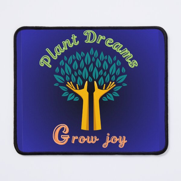 Item preview, Plant Dreams, Grow Joy – Motivational Nature Quote • Zero-Waste, Circular Economy & Eco-Innovation Design designed and sold by ViNiPu.