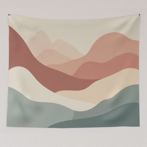 Item preview, Lifestyle Hub: Minimalist Mountain Sunset Abstract designed and sold by M&M Lifestyle Hub.