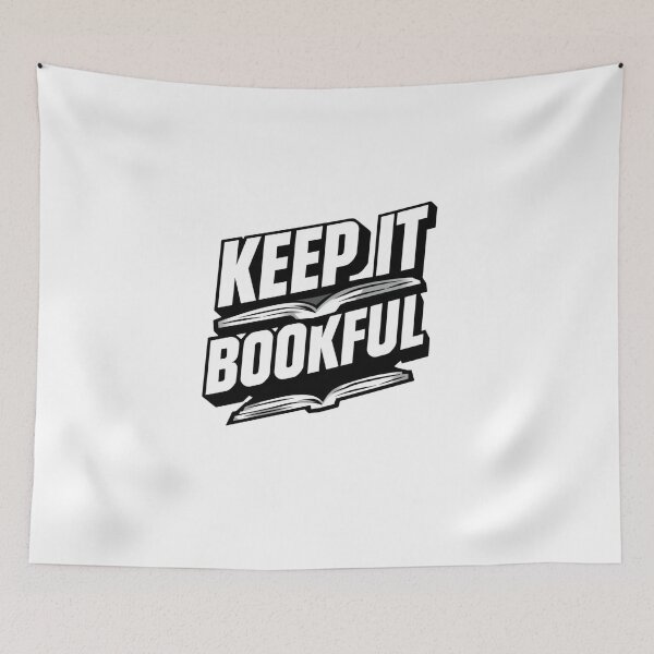 Item preview, Keep it bookful.. Book Lover Quote Design designed and sold by Happyhoo1.