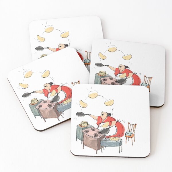 Item preview, Pancake Cooking Funny Grandma Kitchen designed and sold by Oniyasha.