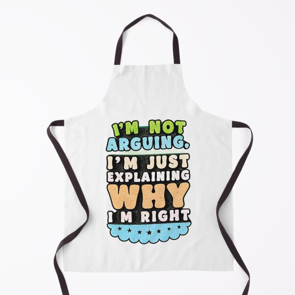 Item preview, Not Arguing Just Explaining Why I’m Right Retro Text Tee designed and sold by MrHroy.