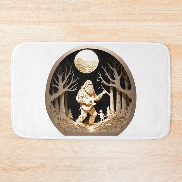 Item preview, Bigfoot Paper cuts designed and sold by Katrabbit Graphics.