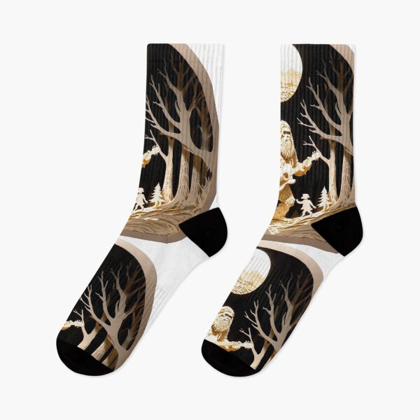 Item preview, Bigfoot Paper cuts designed and sold by Katrabbit Graphics.