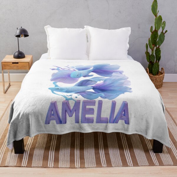 Item preview, Pisces Amelia – Artistic 3D Pastel Fish Zodiac Illustration designed and sold by AlexLineArt.