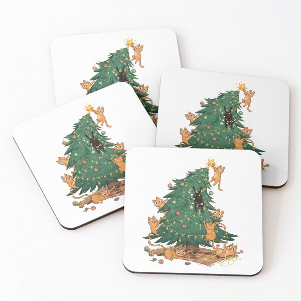 Item preview, Cute Cat Christmas Tree Design | Funny Cat Lover Xmas Gift | Holiday Pet Apparel designed and sold by disenokart.