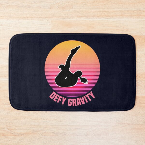 Item preview, Defy gravity - Gymnast Silhouette Retro Sunset  designed and sold by SidTastic .