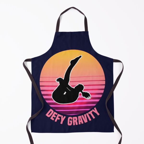 Item preview, Defy gravity - Gymnast Silhouette Retro Sunset  designed and sold by SidTastic .