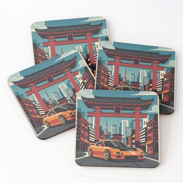 Item preview, Arte de viajes vintage de Tokio - Tokyo Drift - Japón designed and sold by Wanderprintt.