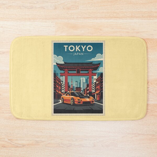 Item preview, Tokyo Vintage Travel Art - Tokyo Drift - Japan designed and sold by Wanderprintt.