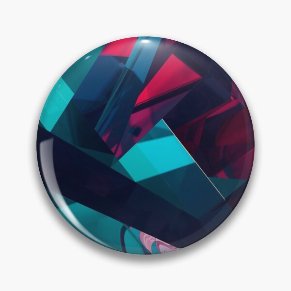 Item preview, Teal & Crimson Geometric Dreamscape designed and sold by Harmonic_Layers.