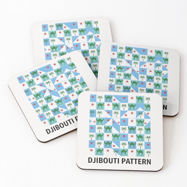 Item preview, Djibputi pattern - djbouti flag designed and sold by DjibProp.