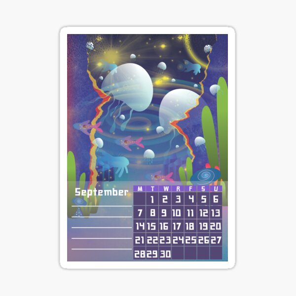 Item preview, Underwater Cosmos – September 2026 designed and sold by НаташаЧетвер.
