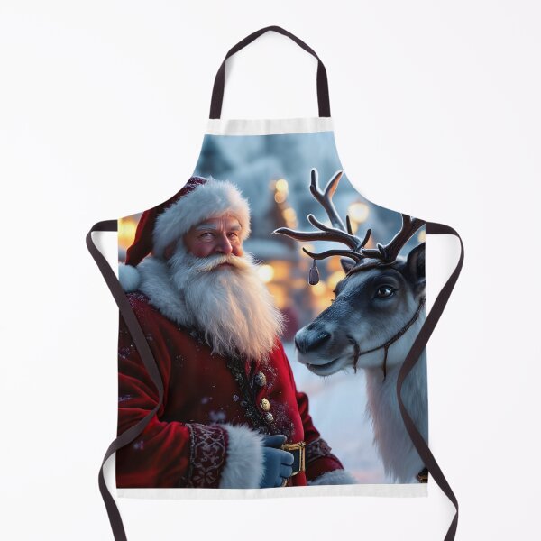 Item preview, Santa Claus & Reindeer-Christmas at North Pole designed and sold by ACuriousshoppe.