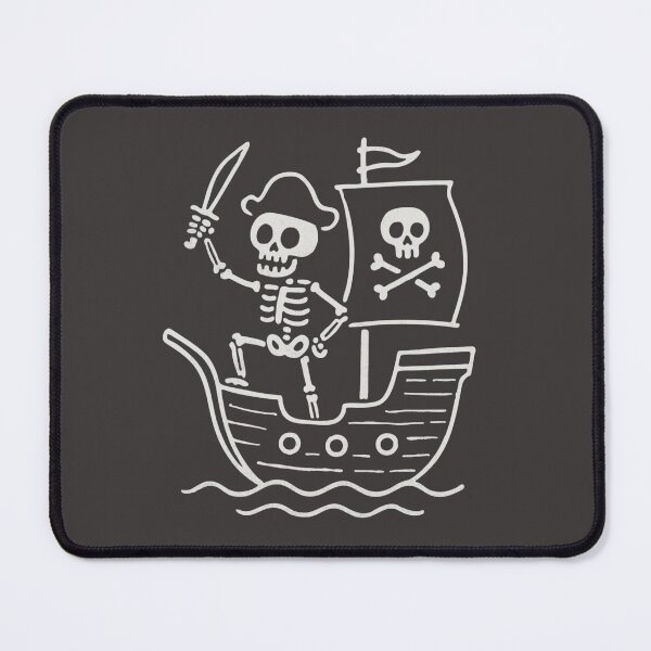 Item preview, Pirate Skeleton Ship Funny Spooky Adventure designed and sold by Oniyasha.