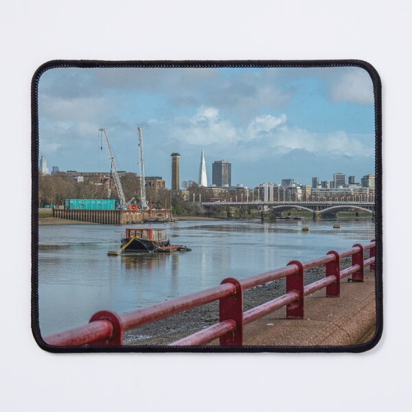 Item preview, River Thames View with The Shard and Chelsea Bridge designed and sold by Greysline.