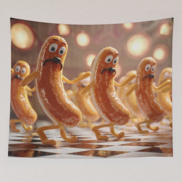 Item preview, Line-dancing sausages designed and sold by Brendon987.