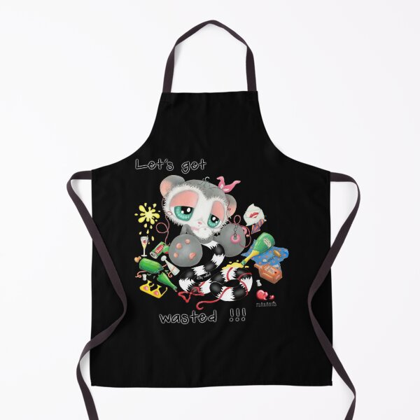 Item preview, Funny Lemur After Wild Party – Let's Get Wasted Hangover Humor Hand Drawn designed and sold by Plakartis.